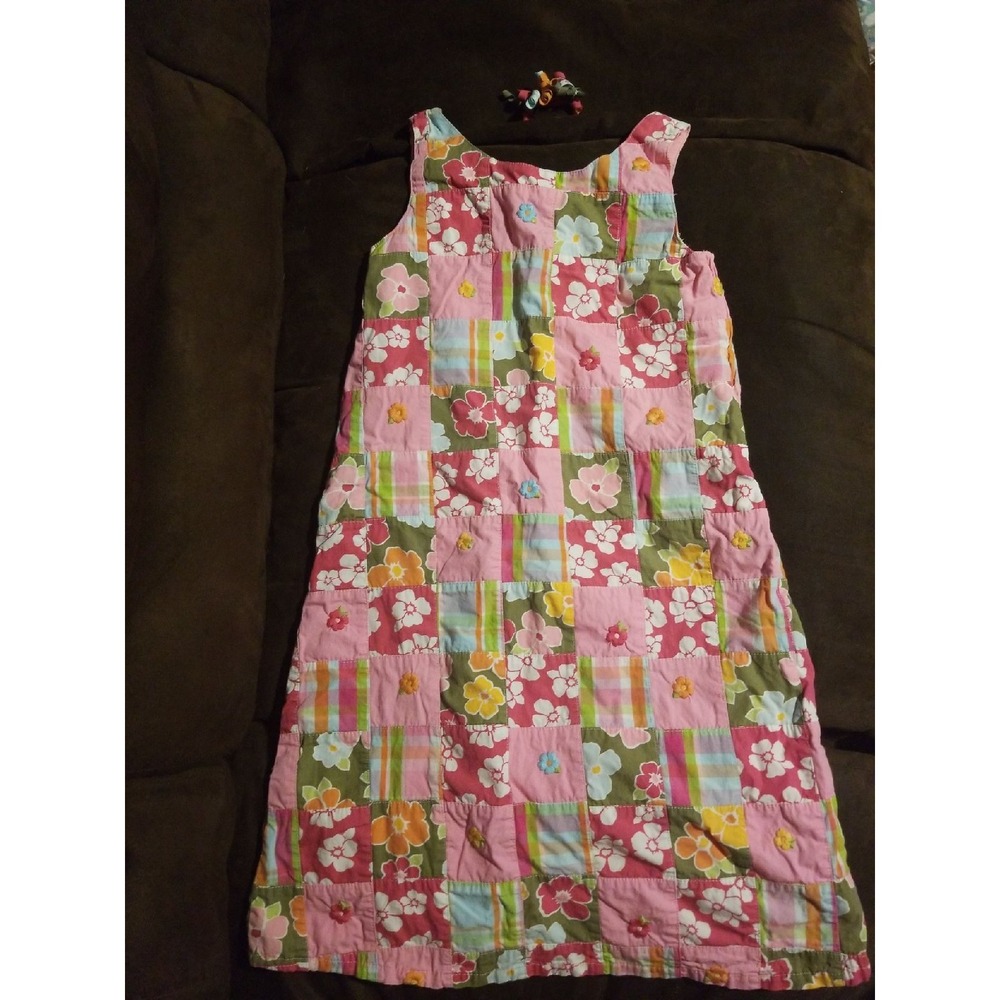Gymboree floral reef‎ dress and curlie 12